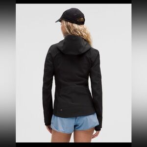 lululemon cross chill jacket repel shell black size 8